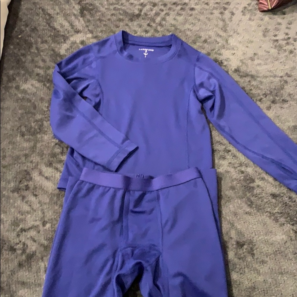 Unisex toddler base layer thermals